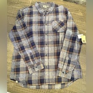 Men’s Vans soft flannel button up NWT